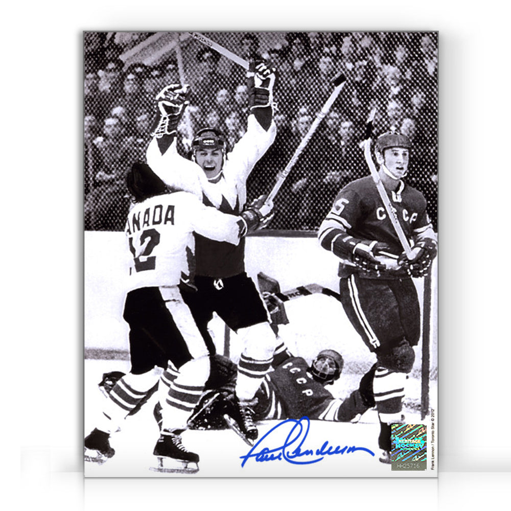 Paul Henderson Signed 1972 Summit Series Game 8 Winning Goal 16X20 Photo