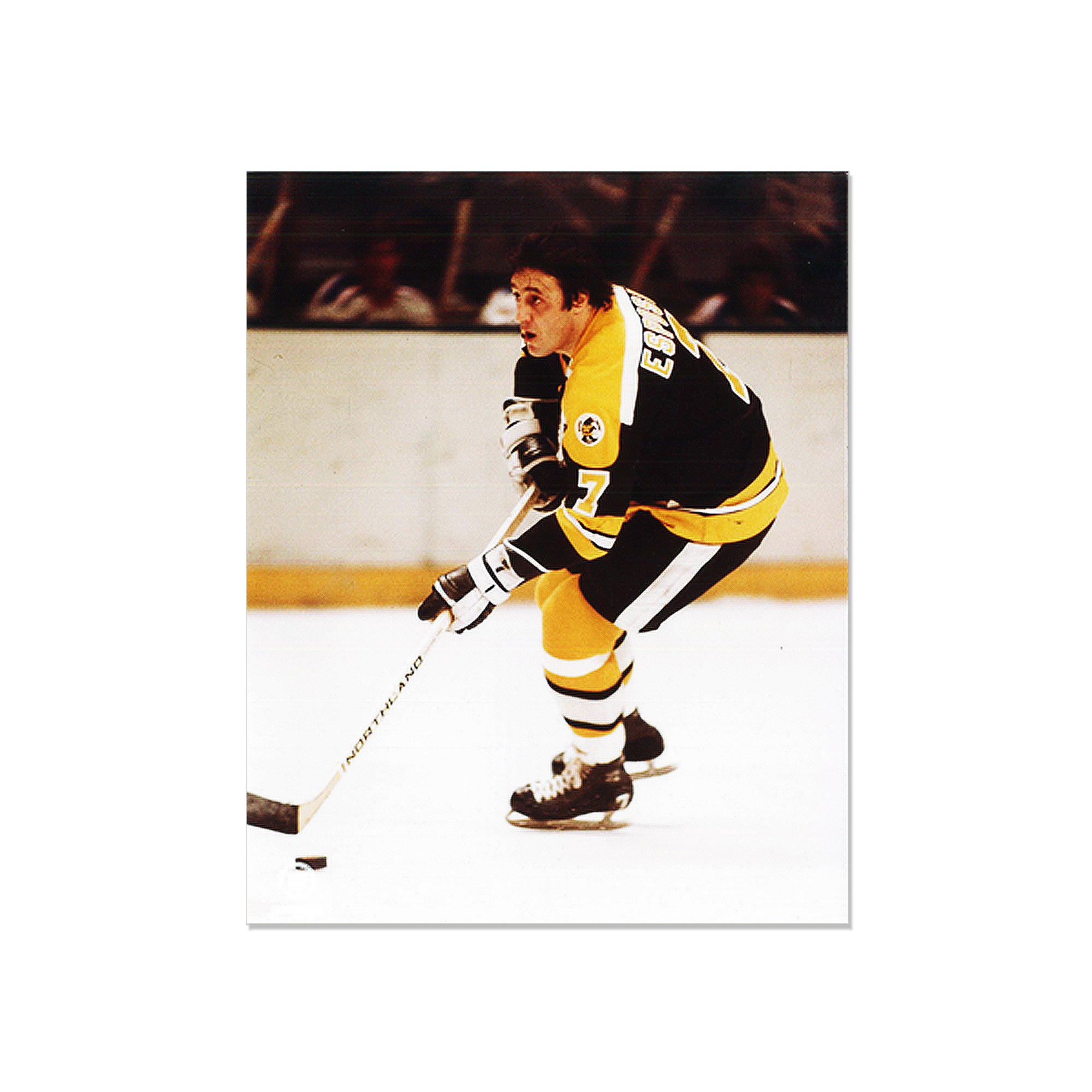 Phil Esposito Boston Bruins Engraved Framed Photo - Action Focus - Heritage Hockey™