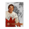 Peter Mahovlich #20 Signed Official 35th Anniversary Team Canada 1972 Card