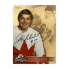 Peter Mahovlich #20 Signed Official 40th Anniversary Team Canada 1972 Card