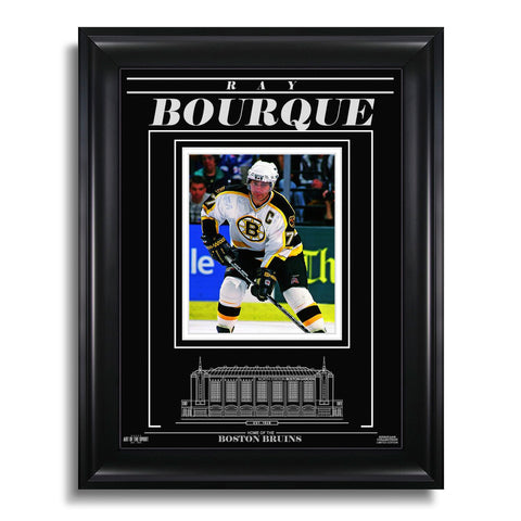 Ray Bourque Bruins de Boston Photo encadrée gravée - Focus