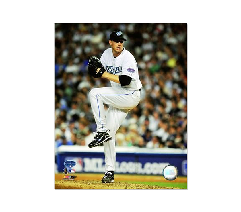 Roy Halladay Toronto Blue Jays Engraved Framed Photo - Action Pitch - Heritage Hockey™