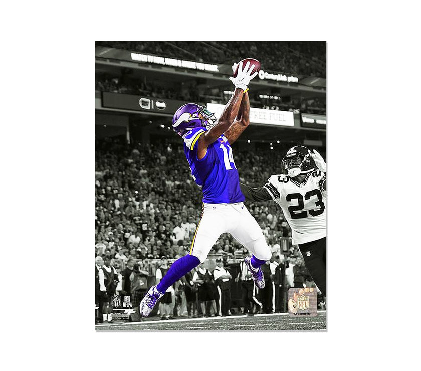 Stefon Diggs Minnesota Vikings Engraved Framed Photo - Action Catch