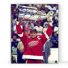Photo signée par Steve Yzerman des Red Wings de Detroit 1998 Coupe Stanley 8 x 10