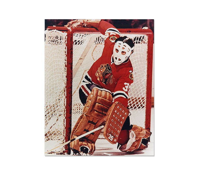 Tony Esposito Chicago Blackhawks Engraved Framed Photo - Action - Heritage Hockey™