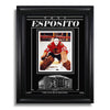 Tony Esposito Chicago Blackhawks Engraved Framed Photo - Focus