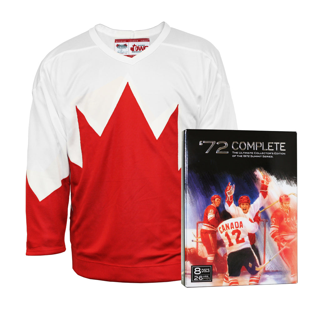 Team Canada 1972 Jersey & 8-Disc DVD Set Special