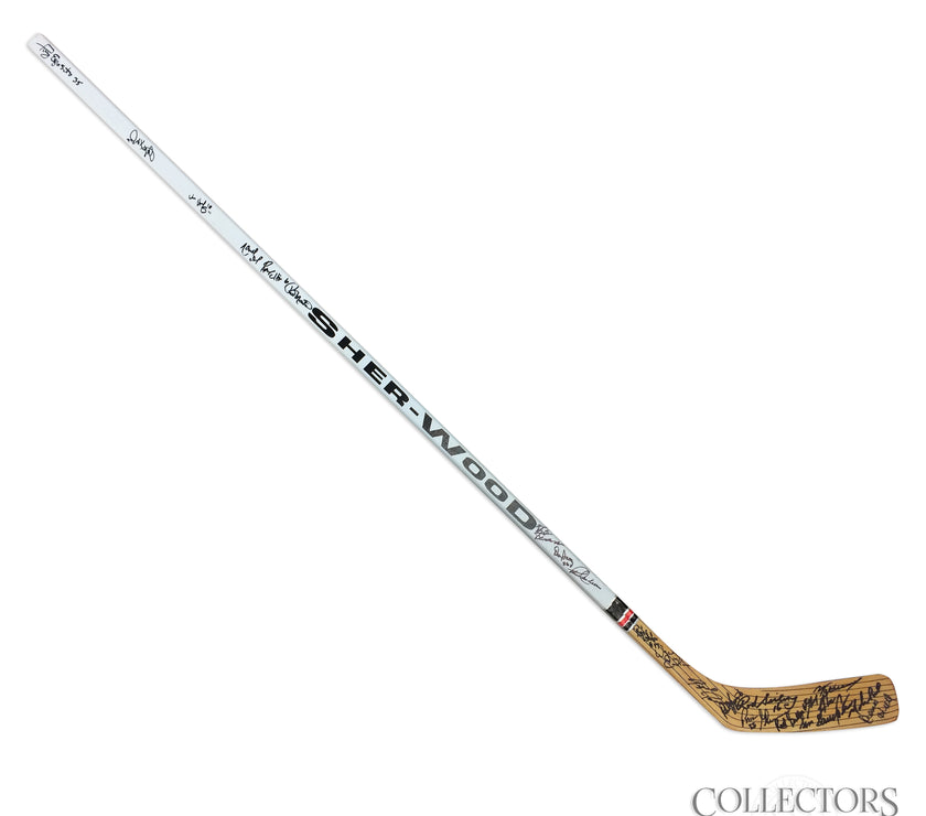 Team Canada 1972 Multi-Signed Hockey Stick - 21 Signatures - Heritage Hockey™