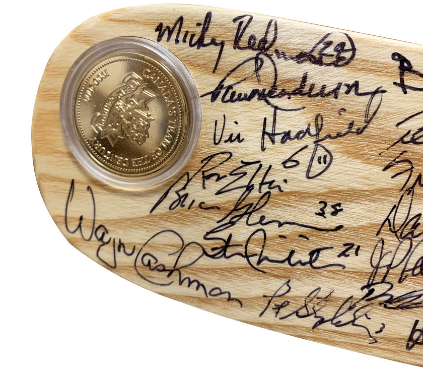 Team Canada 1972 Multi-Signed Stick Blade - 27 Signatures