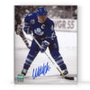 Wendel Clark a signé la photo du capitaine Spotlight des Maple Leafs de Toronto 8 x 10