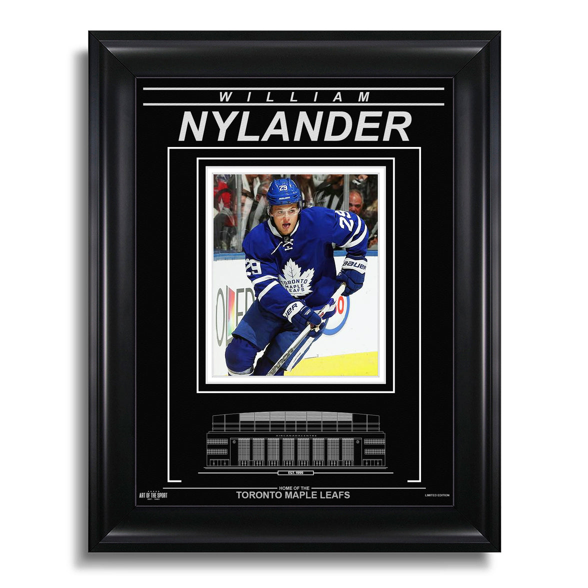William Nylander Toronto Maple Leafs Engraved Framed Photo - Action Focus - Heritage Hockey™