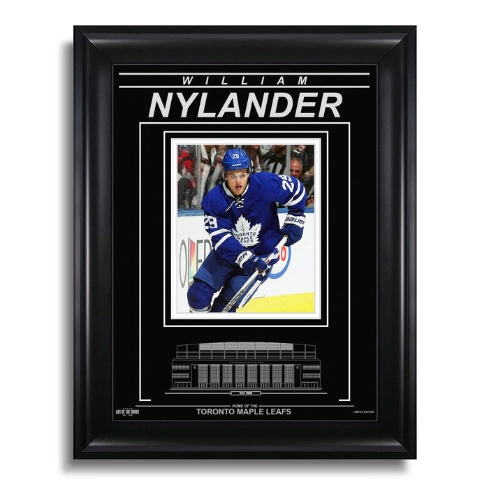 William Nylander Toronto Maple Leafs Engraved Framed Photo - Action Focus - Heritage Hockey™