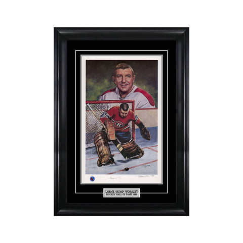 Gump Worsley Signed Montreal Canadiens Limited Edition Print