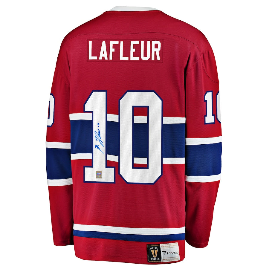 Guy Lafleur Signed Montreal Canadiens Jersey