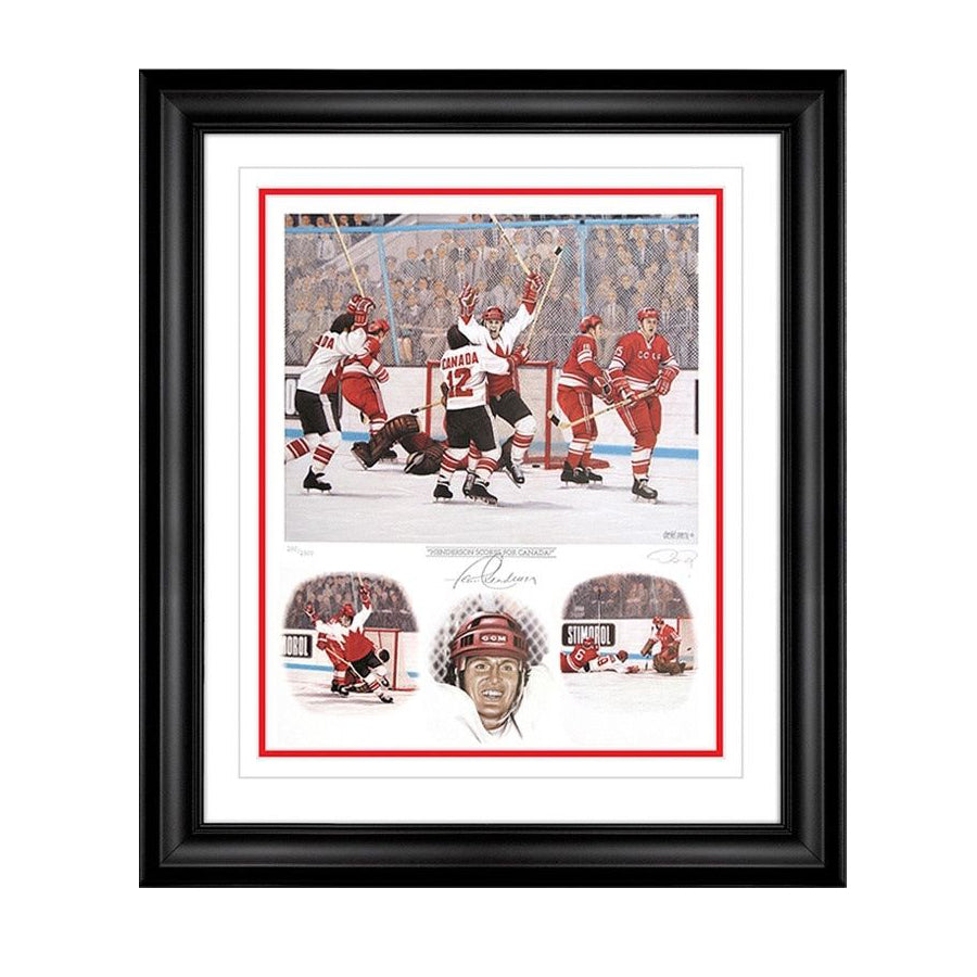 Henderson Scores for Canada – Paul Henderson Signed Limited Edition Summit Series Print