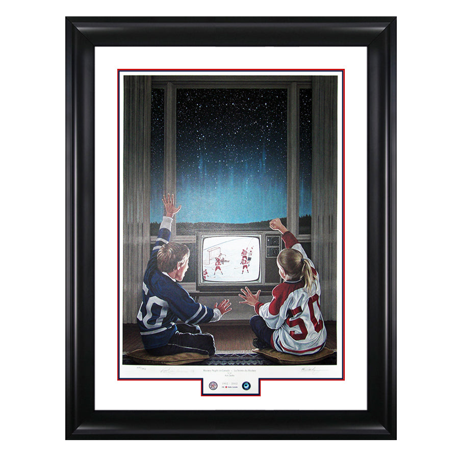 Hockey Night in Canada Limited Edition Framed Print Signed by Paul Henderson