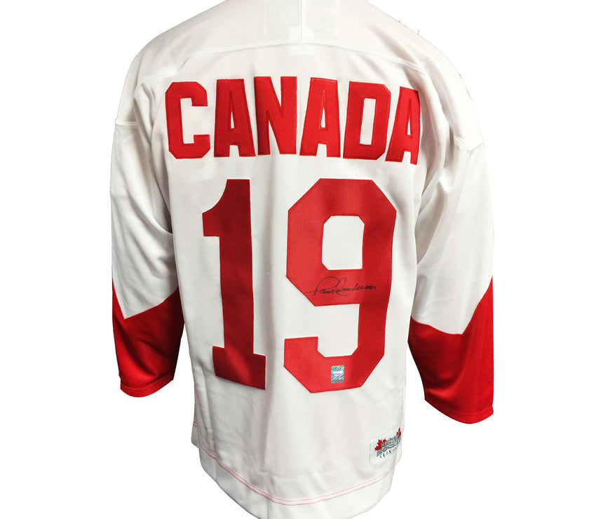 Paul Henderson Signed Team Canada 1972 Summit Series Away Jersey - Heritage Hockey™