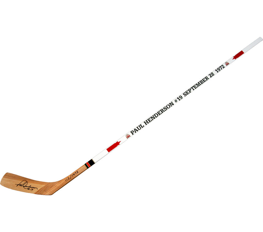 Paul Henderson Signed Team Canada 1972 Limited Edition Hockey Stick - Heritage Hockey™