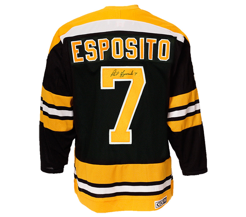 Phil Esposito Signed Boston Bruins Vintage Jersey - Heritage Hockey™